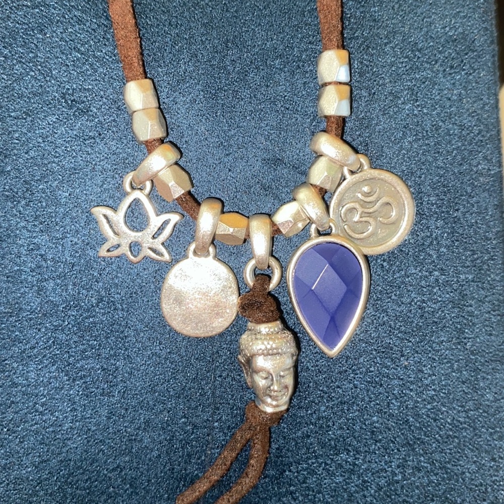 NEW Buddha/charm/lotus zen necklace
